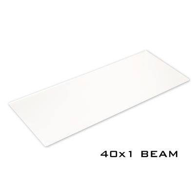 Briteq BT-CHROMA 800 - 40x1 beam Beam shaper voor BT-CHROMA 800: wijzigt de standaard lichtbundel in 40° horizontaal x 1° verticaal