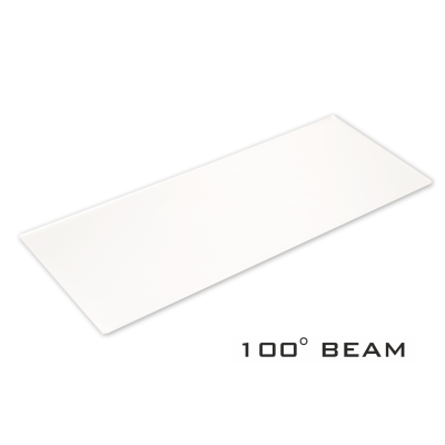 Briteq BT-CHROMA 800 - 100° beam Beam shaper voor BT-CHROMA 800: wijzigt de standaard lichtbundel in 100° verticaal x 100° horizontaal