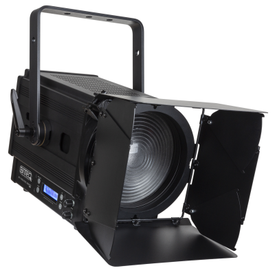 Briteq BT-THEATRE 250EZ Mk2 Very powerful 250Watt LED theater spot with motorized 14° to 54° zoom and excellent very low noise cooling.