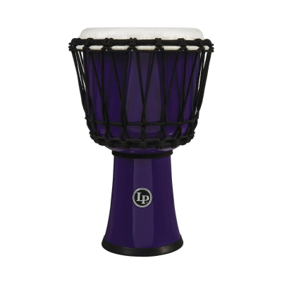 Latin Percussion LP LP1607PL Djembe World 7-inch Rupe Tuned Circle Lilac