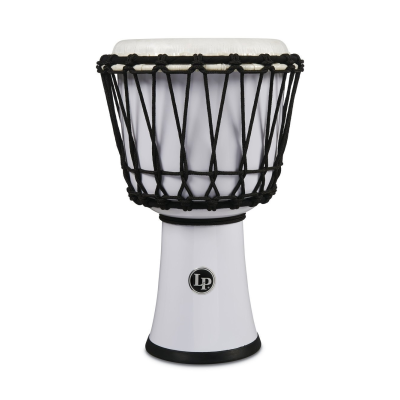 Latin Percussion LP LP1607WH Djembe World 7-inch Rupe Tuned Circle Wit
