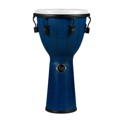 Latin Percussion LP LP726B Djembe World Beat FX Mechanically Tuned Blue