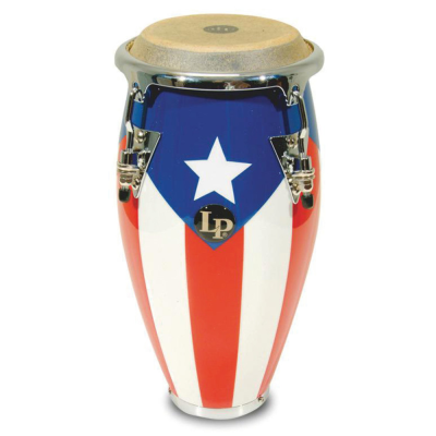 Latin Percussion LP LPM198-PR Conga Mini tunable Puerto Rica vlag