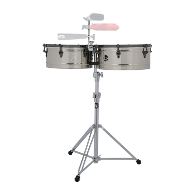 Latin Percussion LP LP1415-EC Timbales E-Class Stainless Steel 14"/15"