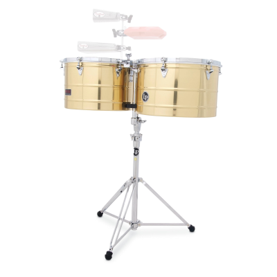 Latin Percussion LP LP1516-B Timbales Prestige Thunder Timbs Solid Brass