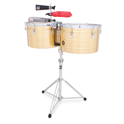 Latin Percussion LP LP258-B Timbales Tito Puente Thunder Timbs Brass