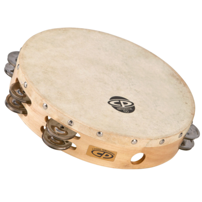 Latin Percussion LP CP380 Tambourine CP wood 10", double row