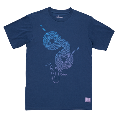 Zildjian 400th Anniversary Jazz Tee XL blue T-Shirt