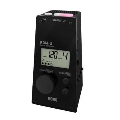 Korg KDM-3 digital metronome, black