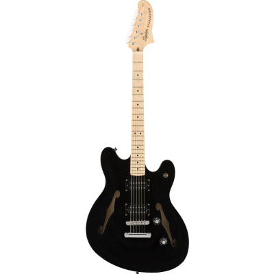 Squier Affinity Series™ Starcaster®, Maple Fingerboard, Black guitare electrique