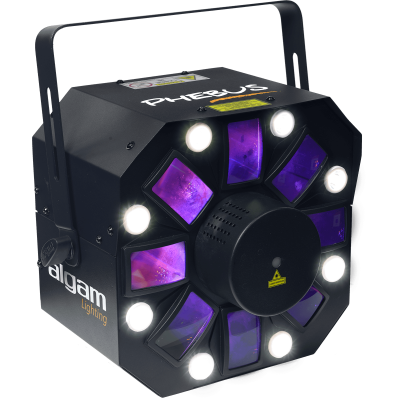 Algam Lighting PHEBUS LED Laser Projector 8 Multifunction rotating heads