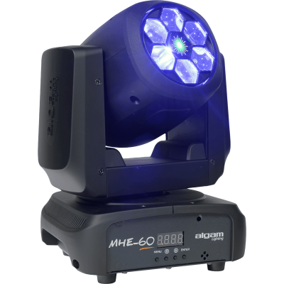 Algam Lighting MHE60 Lyre Wash LED 6 x 15W RGBW + Green laser 200MW