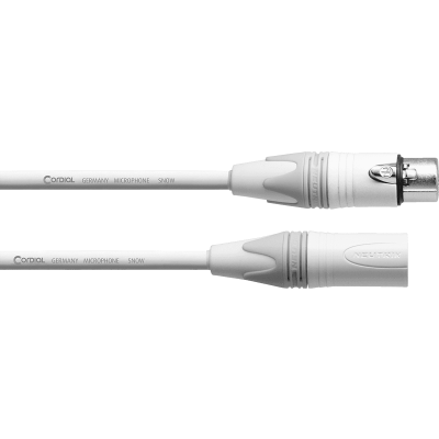 Cordial CXM5FM-SNOW MICRO XLR 5 m white cable