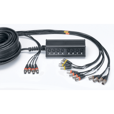 Cordial CYB12-4C Stage housing 12 inputs 4 outputs XLR Cable 30 m