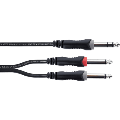Cordial EY3VPP Cable y jack jack stereo male / 2 jacks mono males 3 m