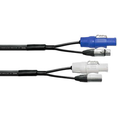 Cordial CPH1.5-DMX1-PWR1 3 -point DMX cable + Powercon 1.5 m