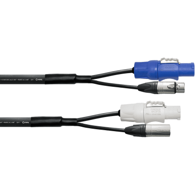 Cordial CPH3-DMX1-5-PWR1 DMX XLR cable 5 points + Powercon 3 m