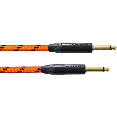 Cordial BLIGHT-EDI-3PPO 3m orange 3m guitar cable reactive to UV