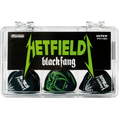 Dunlop PH1120 Box of 108 picks James Hetfield Black Fang