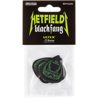 Dunlop PH112P73 Ultex Hetfield's Black Fang 0.73mm Sachet of 6