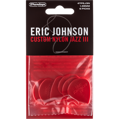 Dunlop 47PEJ3N Eric Johnson Classic Jazz III Sachet of 6