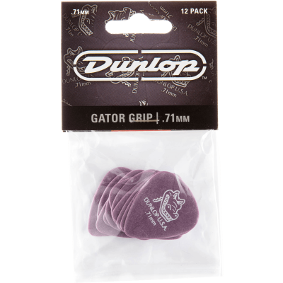 Dunlop 417P71 GATOR GRIP 0.71mm Sachet of 12