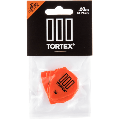 Dunlop 462P60 Tortex T3 0.60mm Sachet of 12