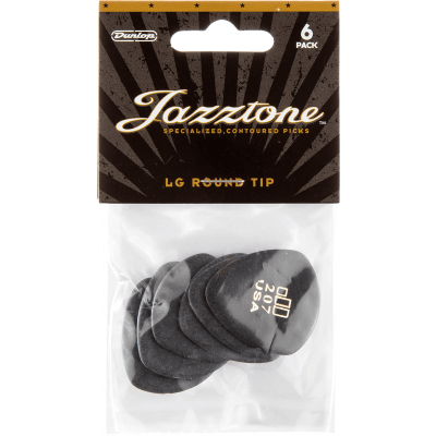 Dunlop 477P207 Large jazztone round sachet of 6