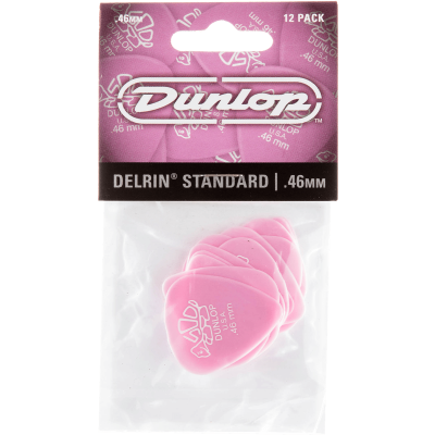 Dunlop 41P46 Delrin 500 0.46mm Sachet of 12