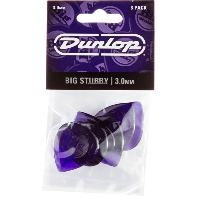 Dunlop 475P3 Big Stubby 3.00mm Sachet of 6