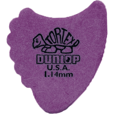 Dunlop 414R114 FIN TORTEX 1,14mm Sachet of 72
