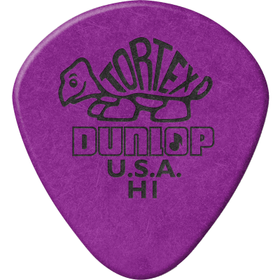 Dunlop 472RH1 Tortex Jazz I, Sachet of 36, Purple, Heavy