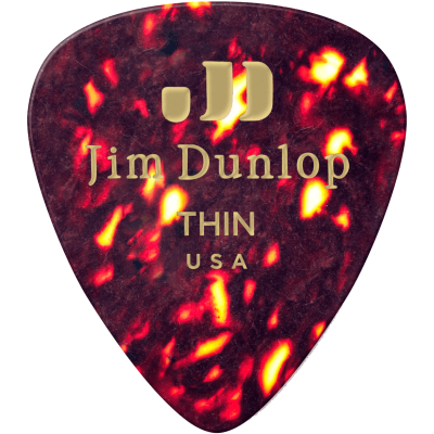 Dunlop 483R05TH Genuine Celluloid Shell Thin Sachet of 72