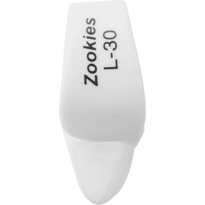 Dunlop Z9003L30 Pouces Zookies blancs, Larges, sachet de 12