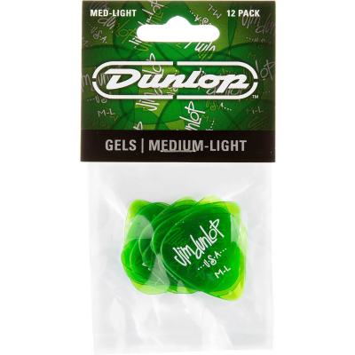 Dunlop 486PK-ML Medium/light gels Sachet of 12