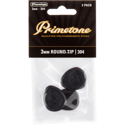 Dunlop 477P304 Round Primetone Sachet of 3
