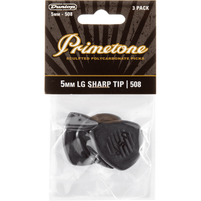 Dunlop 477P508 Large primetone pointed sachet of 3