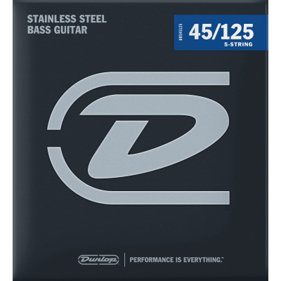 Dunlop DBS45125 Stainless Steel 5 strings 45-125