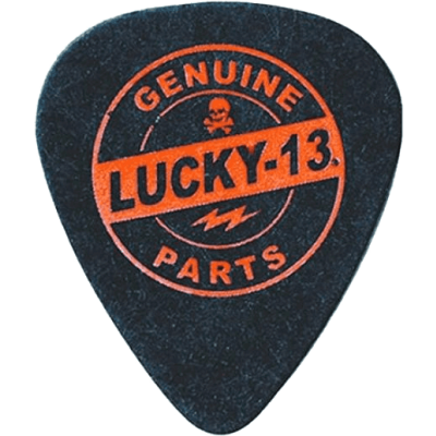 Dunlop L07R60 Lucky 13 Series II, Sachet of 36 #7 Genuine Parts, Black, 0.60 mm
