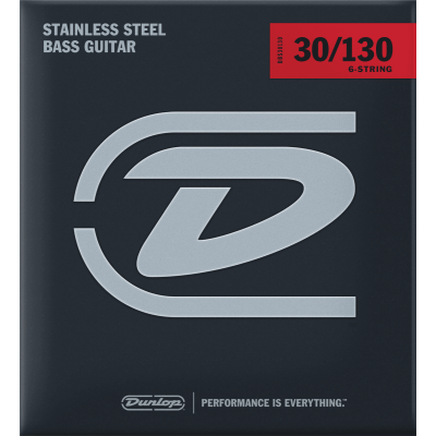 Dunlop DBS30130 Stainless Steel 6 strings 30-130