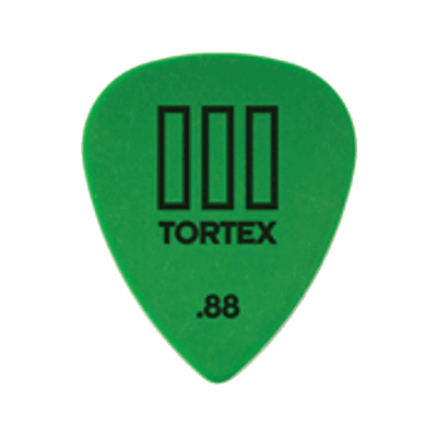 Dunlop 462R88 Tortex tiii 0.88mm sachet of 72