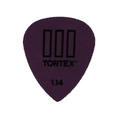 Dunlop 462R114 Tortex tiii 1,14mm sachet of 72