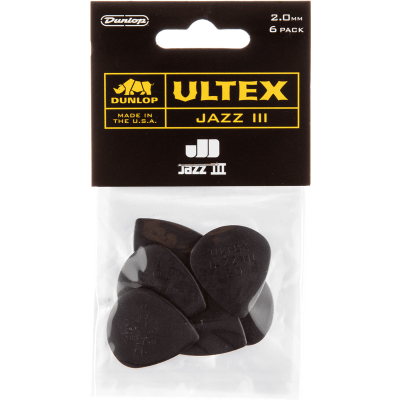 Dunlop 427P200 Ultx Jazz III 2.00mm Sachet of 6