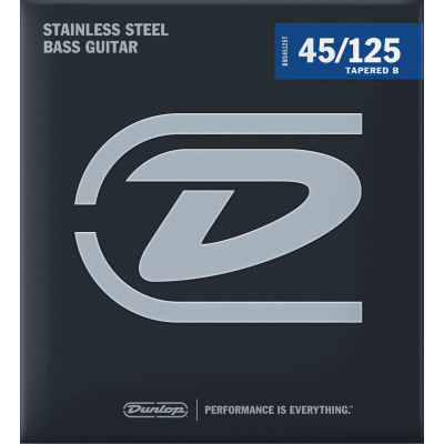 Dunlop DBS45125T Stainless Steel Tapered 5 strings 45-125