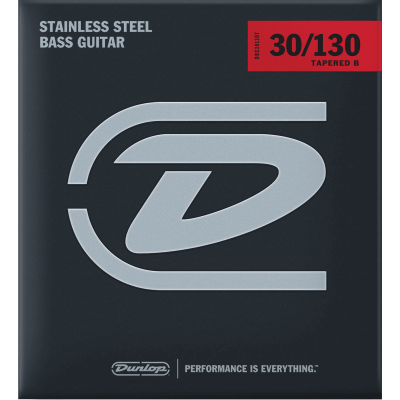 Dunlop DBS30130T Stainless Steel Tapered 6 strings 30-130