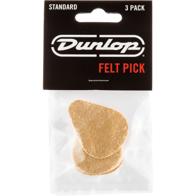 Dunlop 8012P pick Felt Standard Sachet of 3