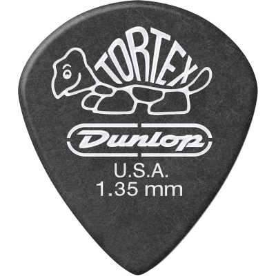 Dunlop 482R135 pick Tortex Pitch Jazz III 1,35mm Sachet of 72