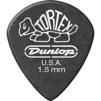 Dunlop 482R150 Tortex Pitch Black Jazz, bag of 72, 1.50 mm