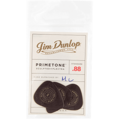 Dunlop 511P88 Standard Primetone 0.88mm Sachet of 3