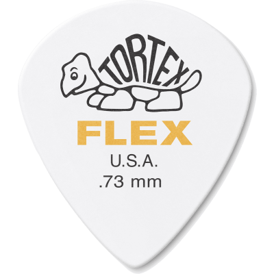 Dunlop 468R073 pick Tortex Flex Jazz III 0.73mm Sachet of 72